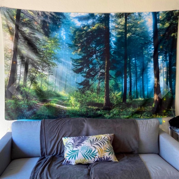 Peaceful California Forest Nature Dorm/Wall Decor/Art/Tapestry - Picture 4 of 5